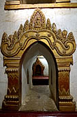 Ananda temple Bagan, Myanmar. Images of the life historical Buddha from birth to death of the circumambulatory corridors. 